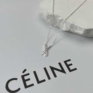 Dây chuyền bạc nữ LAMY X-shaped Necklace Silver 6309 - Dây chuyền bạc ta