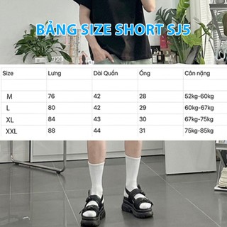 Quần Short đùi Bò Jean Nam Avocado Trắng Đen Retro Wash Co Giãn form TRÊN GỐI