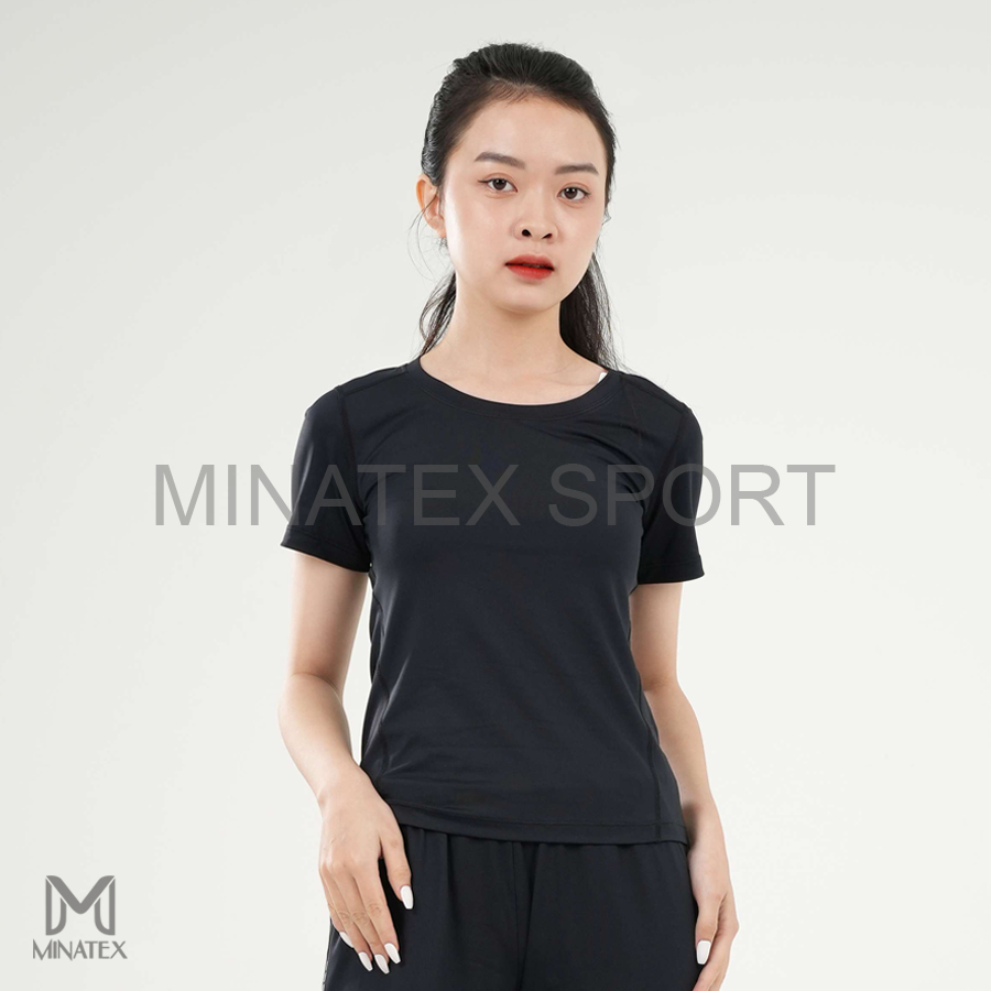 MINATEX - P3 - Áo thun thể thao nữ, tâp gym yoga, chạy bộ, chất mềm ...