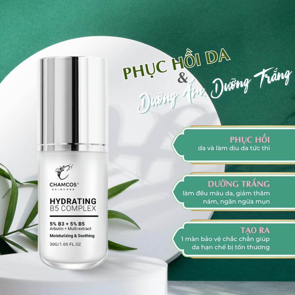 HSD11/12/2026 Sale Tinh chất cấp ẩm phục hồi da HYDRATING B5 COMPLEX CHAMCOS