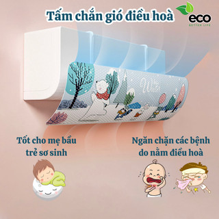Tấm chắn gió điều hoà ECO tấm chuyển đổi hướng gió điều hoà, máy lạnh bảo vệ sức khoẻ gia đình
