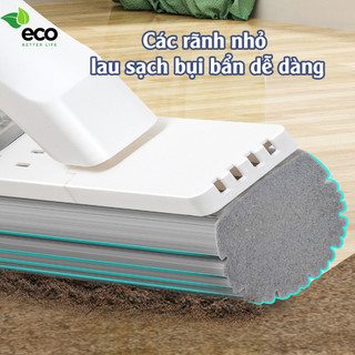 Cây lau nhà tự vắt ECO chất liệu đầu mút cao su non thấm hút siêu nhanh chỉ với 3 giây tiện lợi
