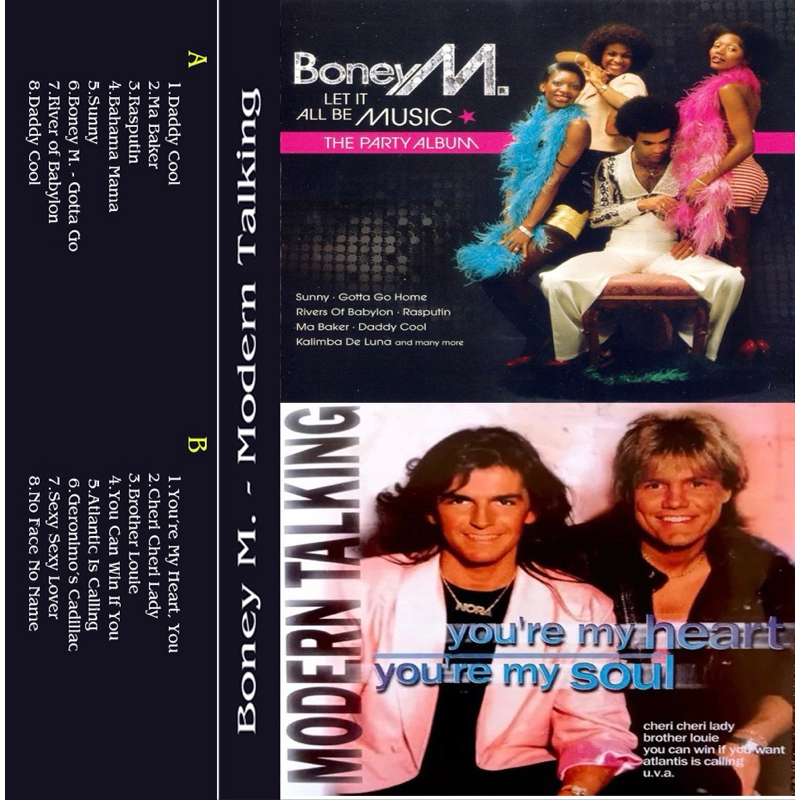 Băng Cassette Boney M. & Modern Talking