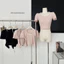 Áo thun croptop cổ vuông kiểu pháp phối ren độc đáo nơ nhí thời trang dành cho nữ hàng QC cao cấp(KÈM ẢNH THẬT)-HH013