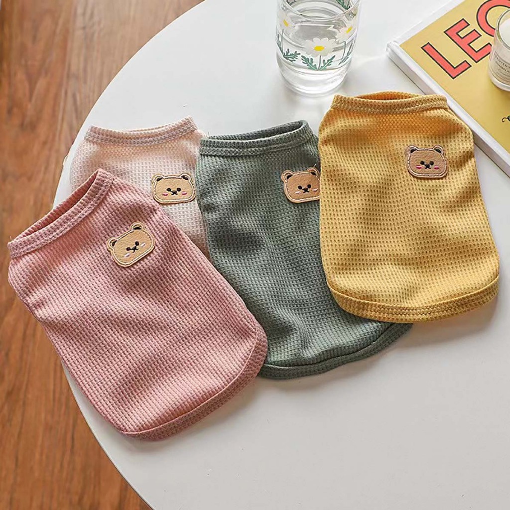 Áo Thú Cưng Chó Lớn Mèo Cún Con Đồ Cho Poodle Pug Becgie Corgi Phốc Hươu 2 Tháng Mặc Ấm Big Size To Nhỏ Mùa Hè Giá Rẻ