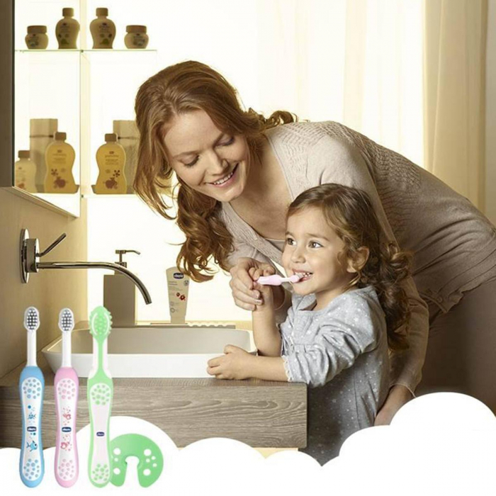 Bàn chải Chicco made in Italy cho bé từ 6-36 tháng tuổi chính hãng hanzomart