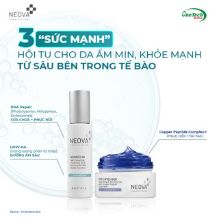 Serum Neova DNA Total Repair và Neova Advanced HA - Serum Phục Hồi Cấp Ẩm Chống Oxy Hóa