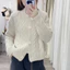 Áo khoác cardigan dệt kim dài tay dày dặn thời trang thu đông hàng QC cao cấp 4 màu -TD057