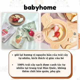 Trái cây sấy lạnh  Hàn Quốc cho bé ăn dặm từ 7 tháng