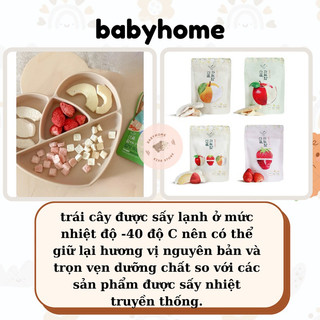 Trái cây sấy lạnh  Hàn Quốc cho bé ăn dặm từ 7 tháng