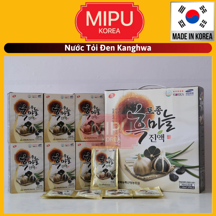 Nước Tỏi Đen Black Garlic Hàn Quốc 30 gói x 70ml