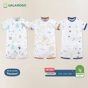 Bộ Sơ Sinh Cộc Tay Uala Bé Trai UR2137 UR2167 UR2384 UR3845 UR2220