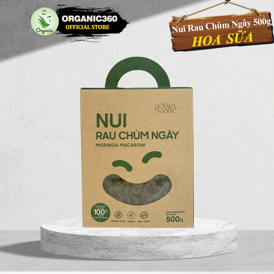 Ảnh Nui Gạo Lứt, Gạo Trắng, Chùm Ngây HOA SỮA Ăn Kiêng Eat Clean Thực Dưỡng 500g 2
