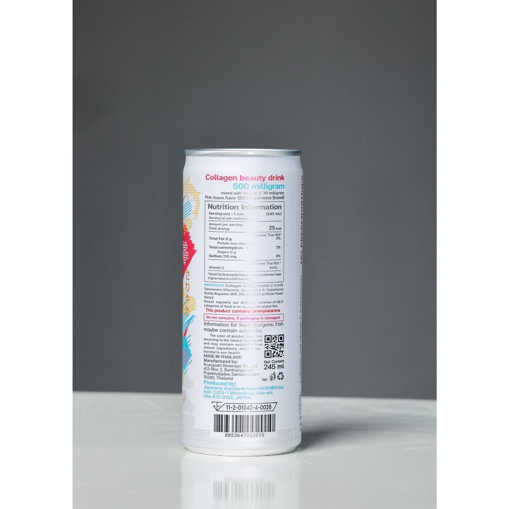 Ảnh Pack 6 Lon Nước Uống Đẹp Da 82X Kakemono Vị Ổi Hồng Giúp Da Săn Chắc, Sáng Mịn, Duy Trì Vóc Dáng 245ml/lon 4