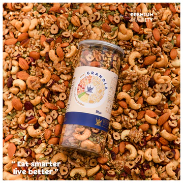 Ngũ Cốc Granola Tiêu Chuẩn (25% Yến Mạch) Ngũ Cốc Ăn Kiêng, Dinh Dưỡng VUA YẾN MẠCH