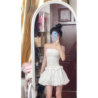 Plumm Dress - Đầm bí cúp ngực hoa thêu