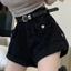 Quần jean gập gấu nắp túi