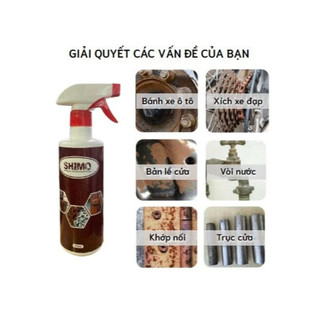 Tẩy rỉ sét tẩy đa năng SHIMO làm mới các bề mặt kim loại dung tích 500ml