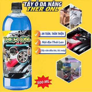 Xịt Tẩy Rửa Lốc Máy Xe Ô Tô - Xe Máy THER ONL 500ml Công Nghệ Đức, Vệ Sinh Đầu Bò, Lốc Máy, Khoang Máy, Sắt, Thép, Inox