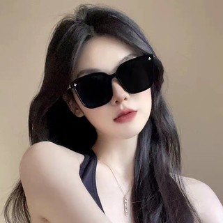 Kính Mắt Râm, Kính Râm Gọng Kim Loại Dây Xích Mắt Vuông Thời Trang