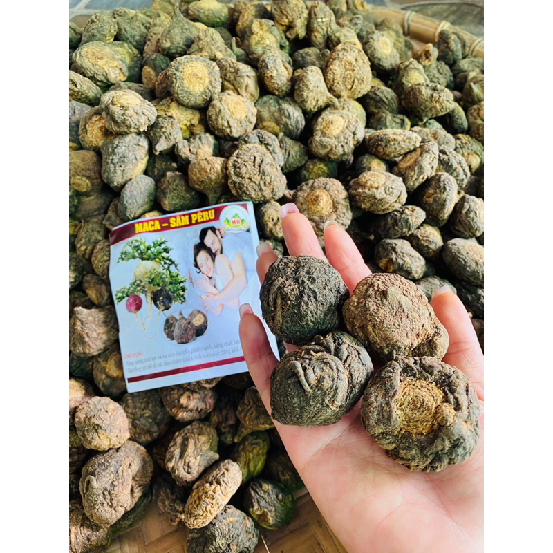 Sâm Maca Peru đen hữu cơ tăng cường sức khoẻ  (Khô,Thơm,Sạch)500gr