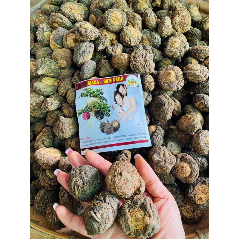 Sâm Maca Peru đen hữu cơ tăng cường sức khoẻ  (Khô,Thơm,Sạch)500gr