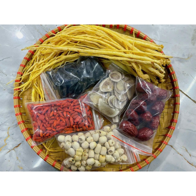 Set 12 vị bổ củi rừng mix đông trùng hạ thảo,đẳng sâm,nhục thung dung, quả trâu cổ(thảo dược tự nhiên an toàn sức khoẻ)