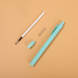 BUJO - Bút gel bấm vỏ pastel thay ruột được mực đen ngòi cỡ 0.5 - mã ST026 🌸Bút mực dễ thương, trang trí sổ, DIY
