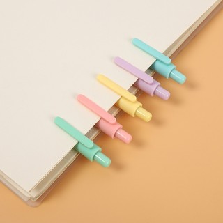 BUJO - Bút gel bấm vỏ pastel thay ruột được mực đen ngòi cỡ 0.5 - mã ST026 🌸Bút mực dễ thương, trang trí sổ, DIY