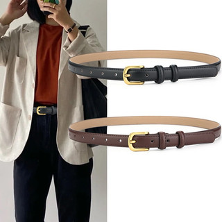 Dây Nịt Nam Nữ Da Cao Cấp B6 Đi Học/ Thắt Lưng Công Sở Bản Nhỏ Tiện Dụng Hàn Quốc