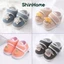 Giày vải mềm tập đi quai dán chống trượt siêu nhẹ cho bé trai bé gái sơ sinh 0-1 tuổi ShinHome