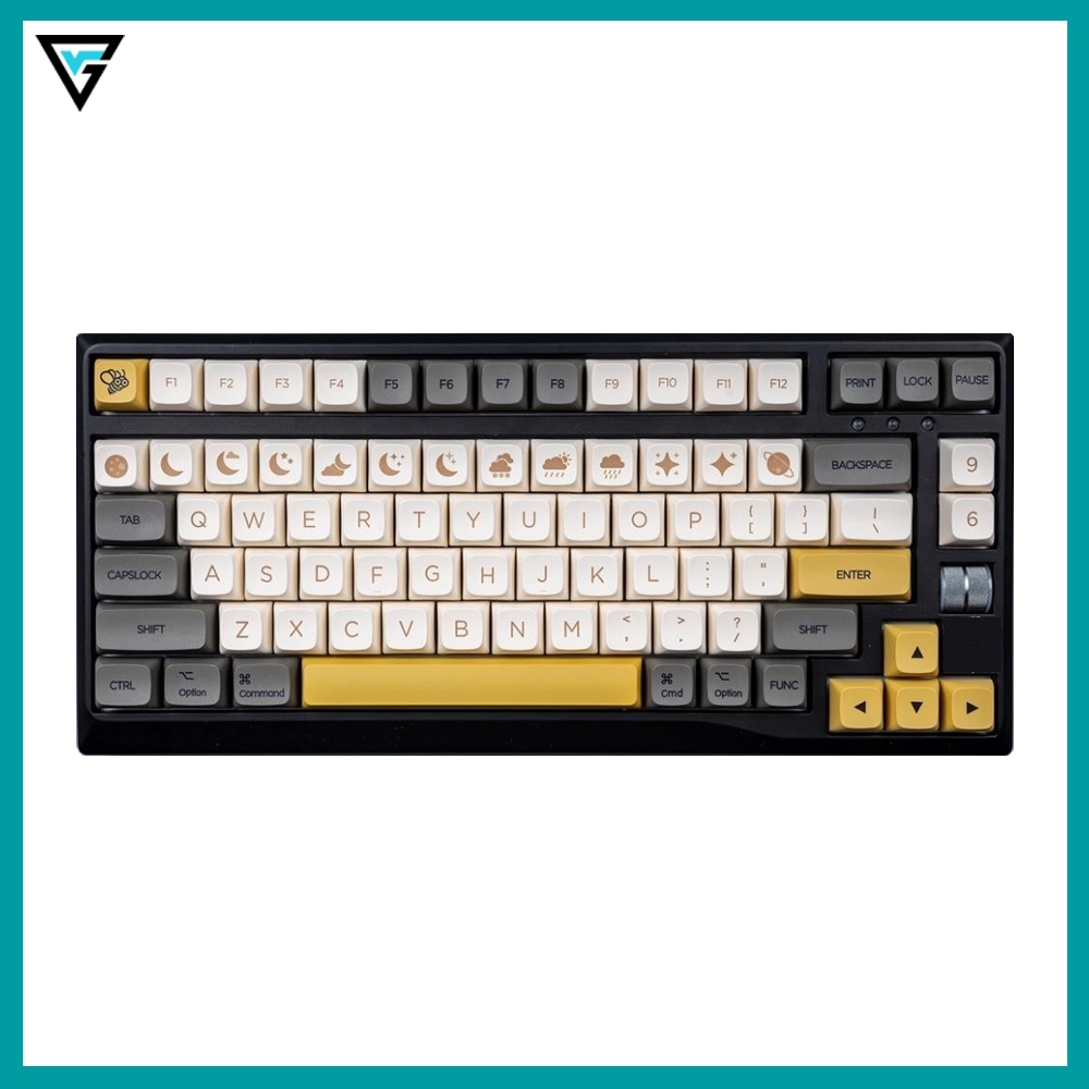 Keycap Shimer V3 Layout MAC/WIN 139 nút bàn phím cơ Thick PBT XDA 9.5MM ...