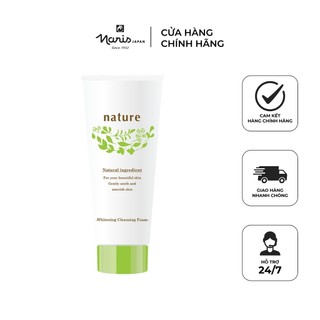 Sữa rửa mặt sáng da Naris Nature Whitening Cleansing Foam 100g
