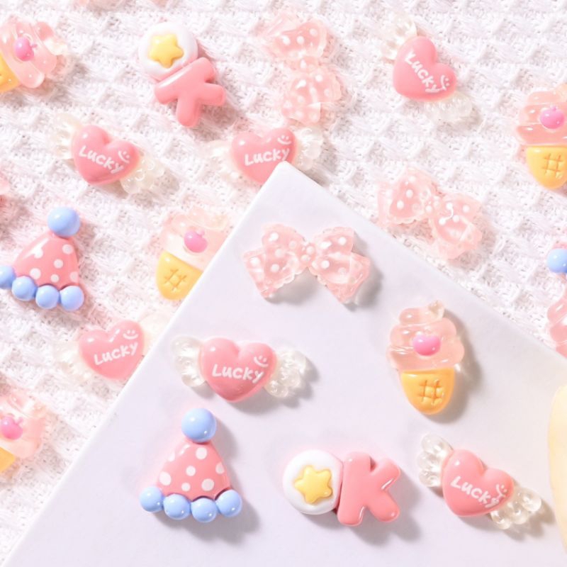 CHARM MŨ VÀ CHARM OK SIÊU CUTE ĐỂ TRANG TRÍ PHỤ KIỆN, ỐP ĐIỆN THOẠI...