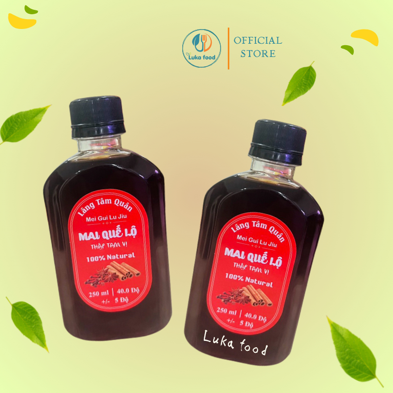 Mai Quế Lộ Thập Tam Vị Thượng Hạng Chai 250ml - Gia Vị Ướp Xá Xíu, Lạp Xưởng, Khử Tanh, Dậy Mùi Cho Món Nướng Luka Food