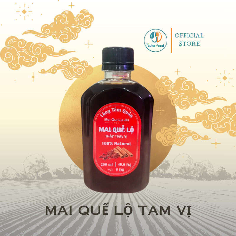 Mai Quế Lộ Thập Tam Vị Thượng Hạng Chai 250ml - Gia Vị Ướp Xá Xíu, Lạp Xưởng, Khử Tanh, Dậy Mùi Cho Món Nướng Luka Food