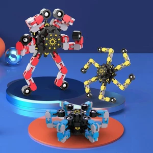 Đồ chơi con quay spiner robot biến hình cho bé