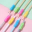 Set 2 cái đệm silicon định vị cầm bút cho bé, chống chai tay cho bé