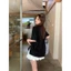 M.H STYLE ORDER sét áo phông+ chân váy trắng thời trang xuân hè 2024