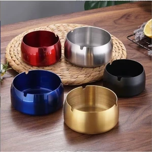 Gạt tàn cao cấp chất liệu inox đúc nguyên khối, có nhiều màu chọn lựa - GTT010