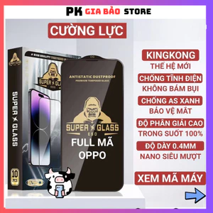 Kính cường lực SUPER GLASS kingkong trong suốt