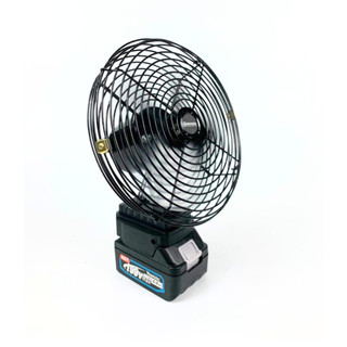 Quạt chạy pin Makita 8 inch, quạt 2 cấp độ gió siêu bền, sài chung pin Makita 14,4v - 21v