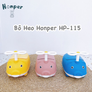 Bô vệ sinh Honper HP-115 hình chú Heo chong chóng tay vịn siêu đáng yêu cho bé