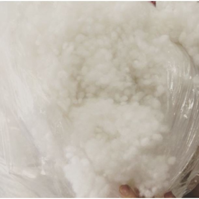 1kg bông gòn bi nhồi thú bông handmade thú len diy gối