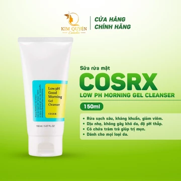 Sữa Rửa Mặt Dạng Gel Cosrx Low PH Good Morning Gel Cleanser 150ml