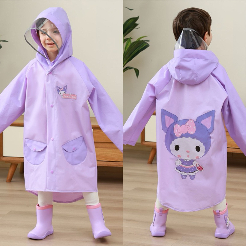 Combo ủng Áo Mưa Chống Nước Cho Bé Hoạt Hình