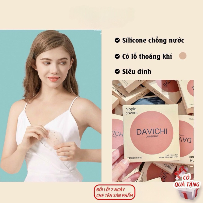 Miếng dán ngực davichi thông hơi chống nước