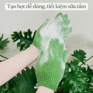 [Có tách lẻ]Găng tay tắm tẩy da chết