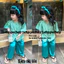 Bộ quần áo bé gái hoa nhí (7-18kg) - Kèm cài tóc - Chất Lụa mango thải mái cho bé yêu