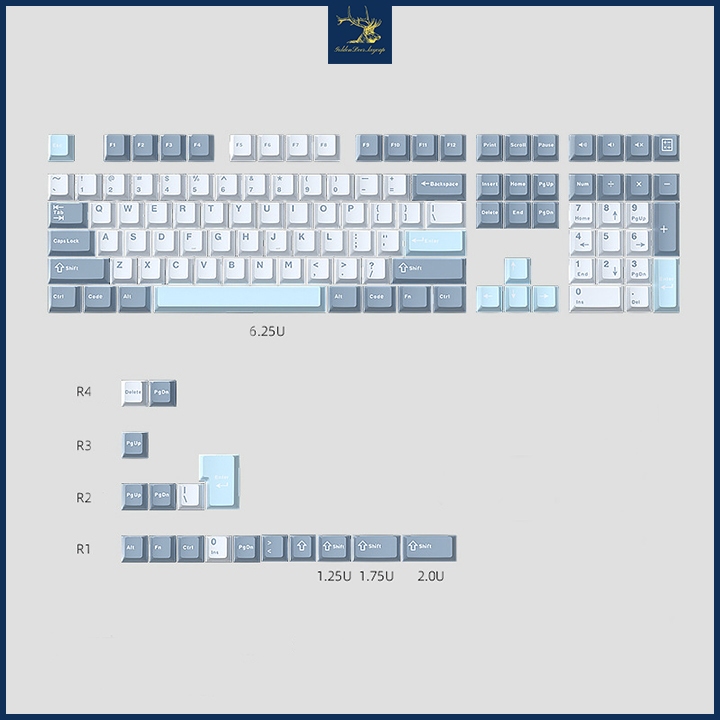 Keycap Cherry Chất Liệu PBT Double Shoot, Bộ Keycap 125 Nút Phù Hợp Nhiều Layout | BigBuy360 - bigbuy360.vn